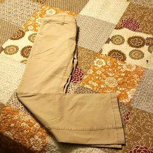 AMERICAN EAGLE KHAKI PANTS. WOMEN. SIZE 10 LONG
